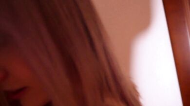 Big Boobs Blonde Polly's POV vlog - Fucking with a busty blonde in standing position