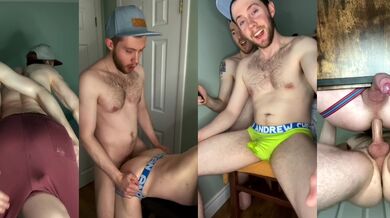 Compilation of amateur twinks getting barebacked & creampied in their underwear