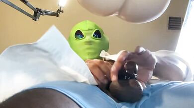 Businessman pounds sex doll until he cums while wearing dress & underwear