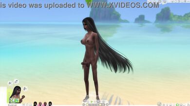 Get ready to play Sim's 4th edition on the beach with hot babes in hot futa action!