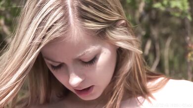 Abby Is Doing It In Public: A Naughty Solo Session with a Massive Dildo