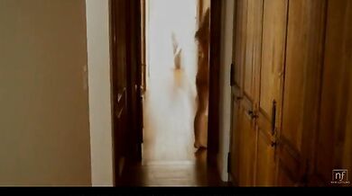 Watch Abigaile Johnson & her girlfriend share a steamy threesome with a bi-sexual partner