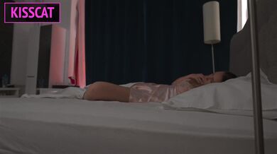 Stepmom shares hotel room with stepson & takes his big cock like a pro