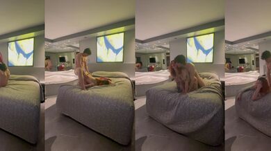 Hot Jew gets Arab dude's hard cock inside her tight pussy