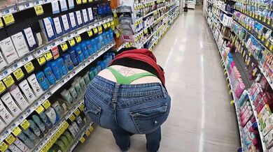 Naughty wife gets humiliated in public with risky ass bouncing and ass eating