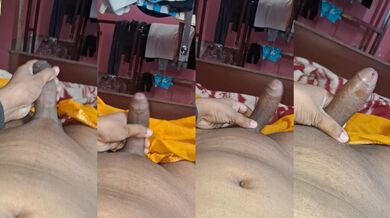 A village boy Doing Handjob,He has a big penis.