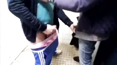 Risky cruising in highway toilets ,bad quality but so damn hot