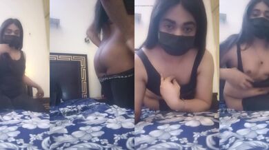 Pakistani shemale drill in bedroom