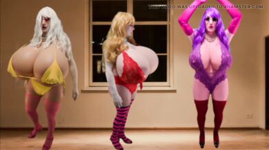 Purple Lingerie Bordello Sissy