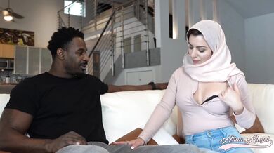Hijab Arabic Alinaangel W BBC Jax Slayher P2- الينا انجل بالحجاب تنتاج من الفحل الاسمر جاكس سلاير ج٢