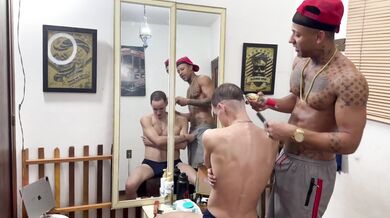 He came in for a haircut and ended up getting a cock in his ass.