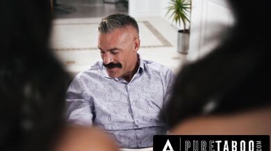 PURE TABOO Asian Stepsisters Lulu Chu & Kimmy Kimm Fulfill Their Stepdad's Doppelganger Fantasy