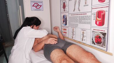 Patient's erection right in front of the nurse