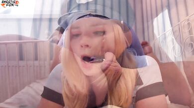 Sexy Girl Arranged Surprise and Sat on My Face in Police Suit