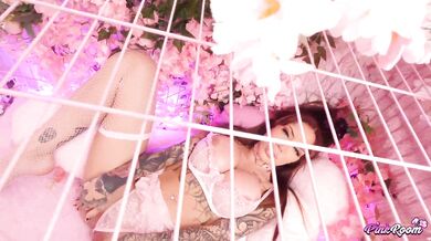 Teaser: Nade Nasty fills Bimbo Lacey Jayne's pink room with her own jizz!