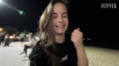 German guy bangs busty maid in El Arenal, Mallorca - POV video