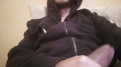 Watch this Latina Boy Stroke His Big Cock until a Hot Load