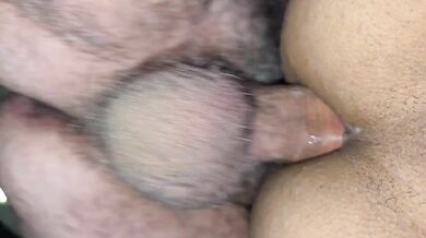 Mature couple gets bareback anal & creampied by old man in HD