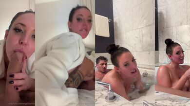 Angela White's wild hotel room sextape with big tits & ass action